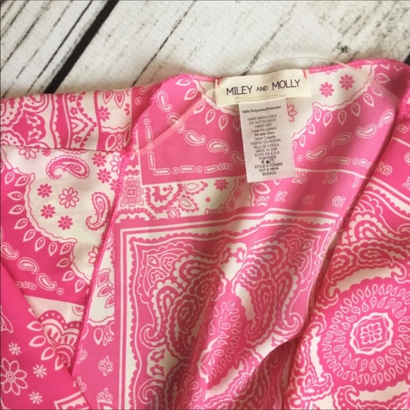 Miley & Molly Pink Printed kimono - Picture 3 of 4